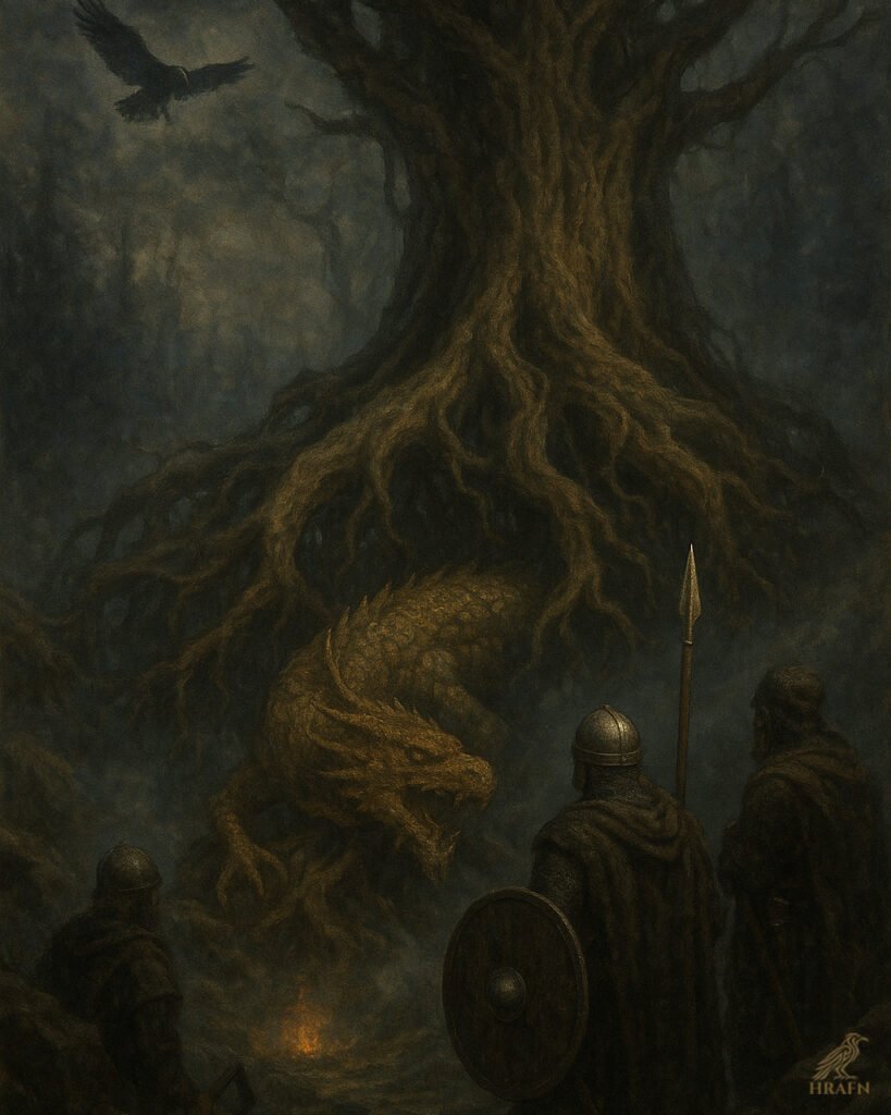 Níðhǫggr: The Curse-Striker Beneath the World Tree